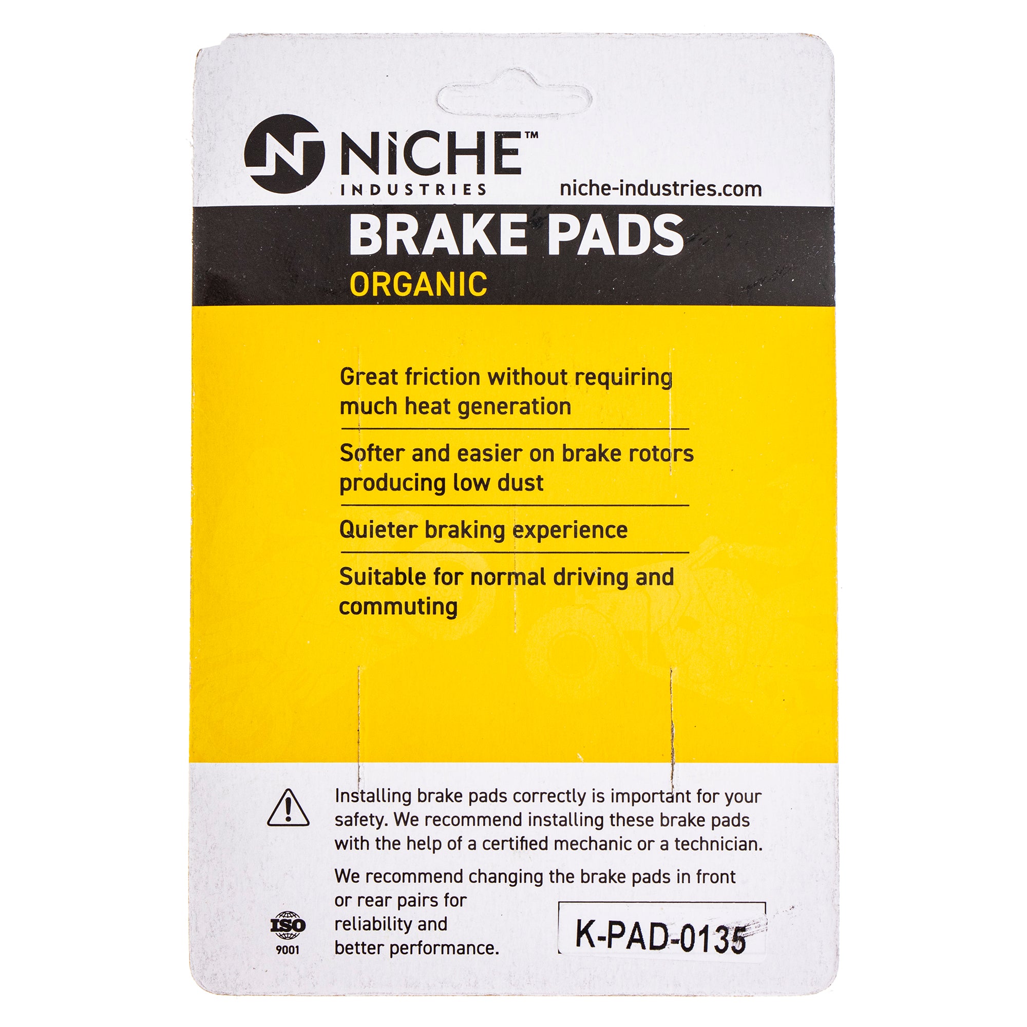 NICHE 519-KPA2357D Brake Pad Set for BRP Can-Am Ski-Doo Sea-Doo