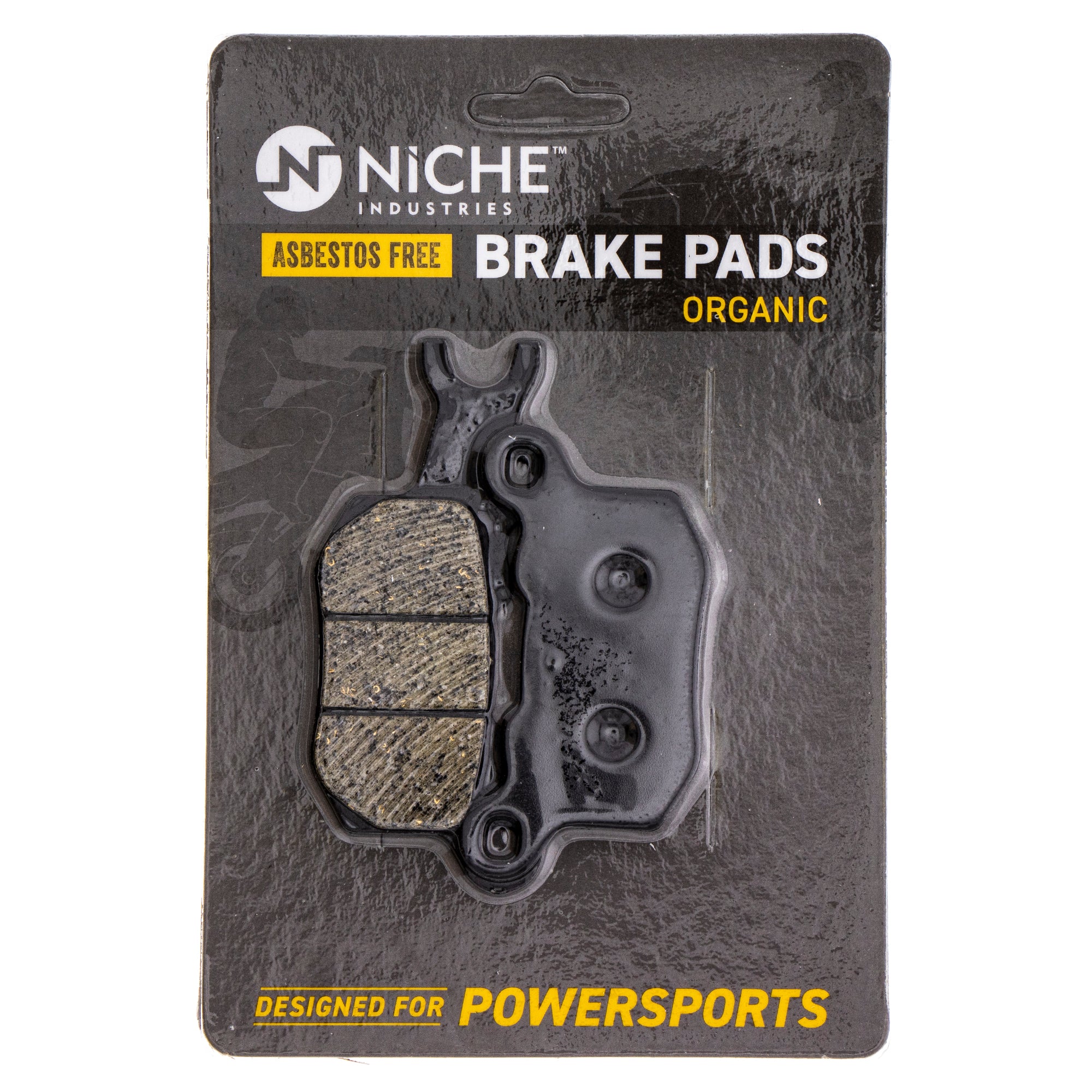 Rear Right Organic Brake Pad Set for BRP Can-Am Ski-Doo Sea-Doo Traxter Defender 715900382 NICHE 519-KPA2358D