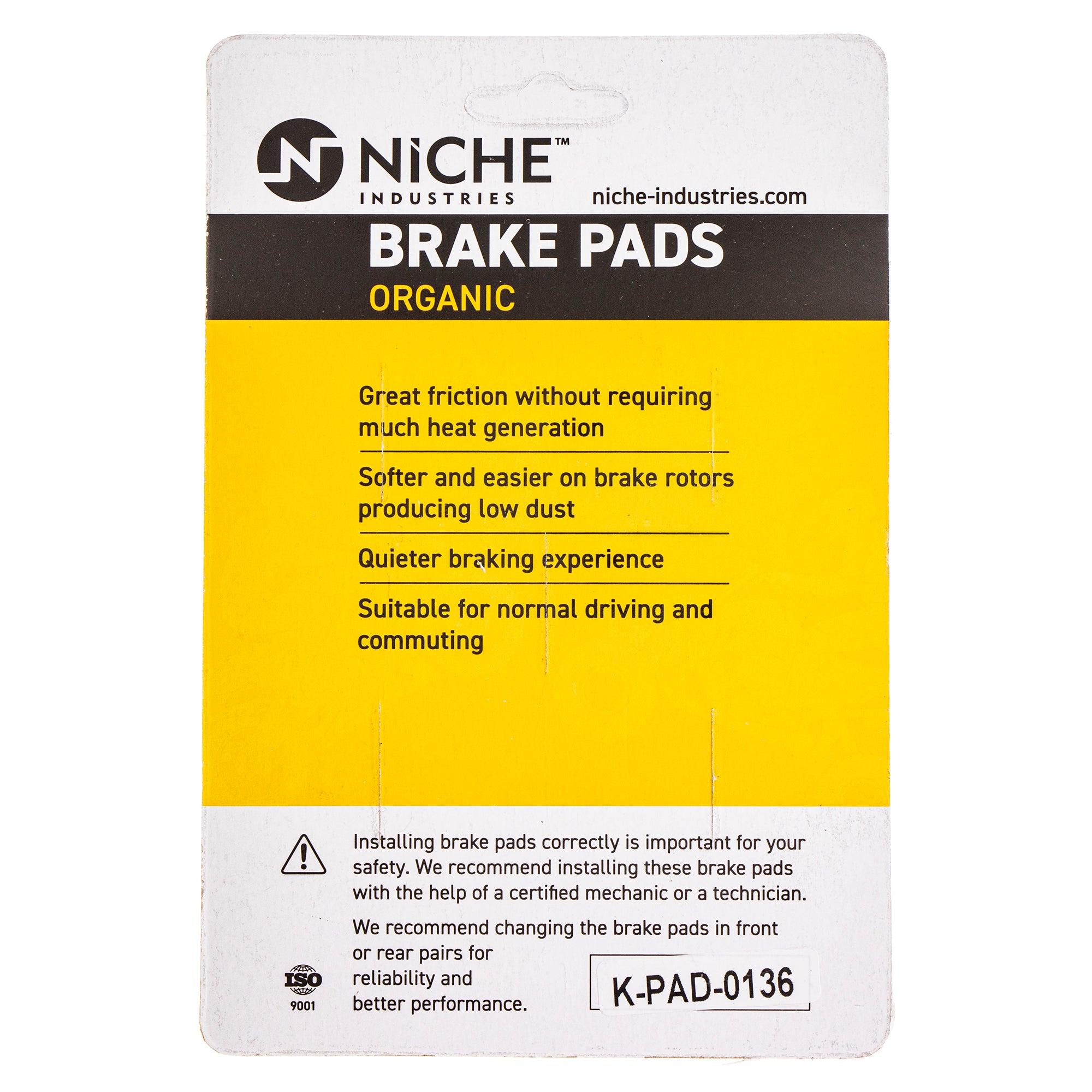 NICHE 519-KPA2358D Brake Pad Set for BRP Can-Am Ski-Doo Sea-Doo