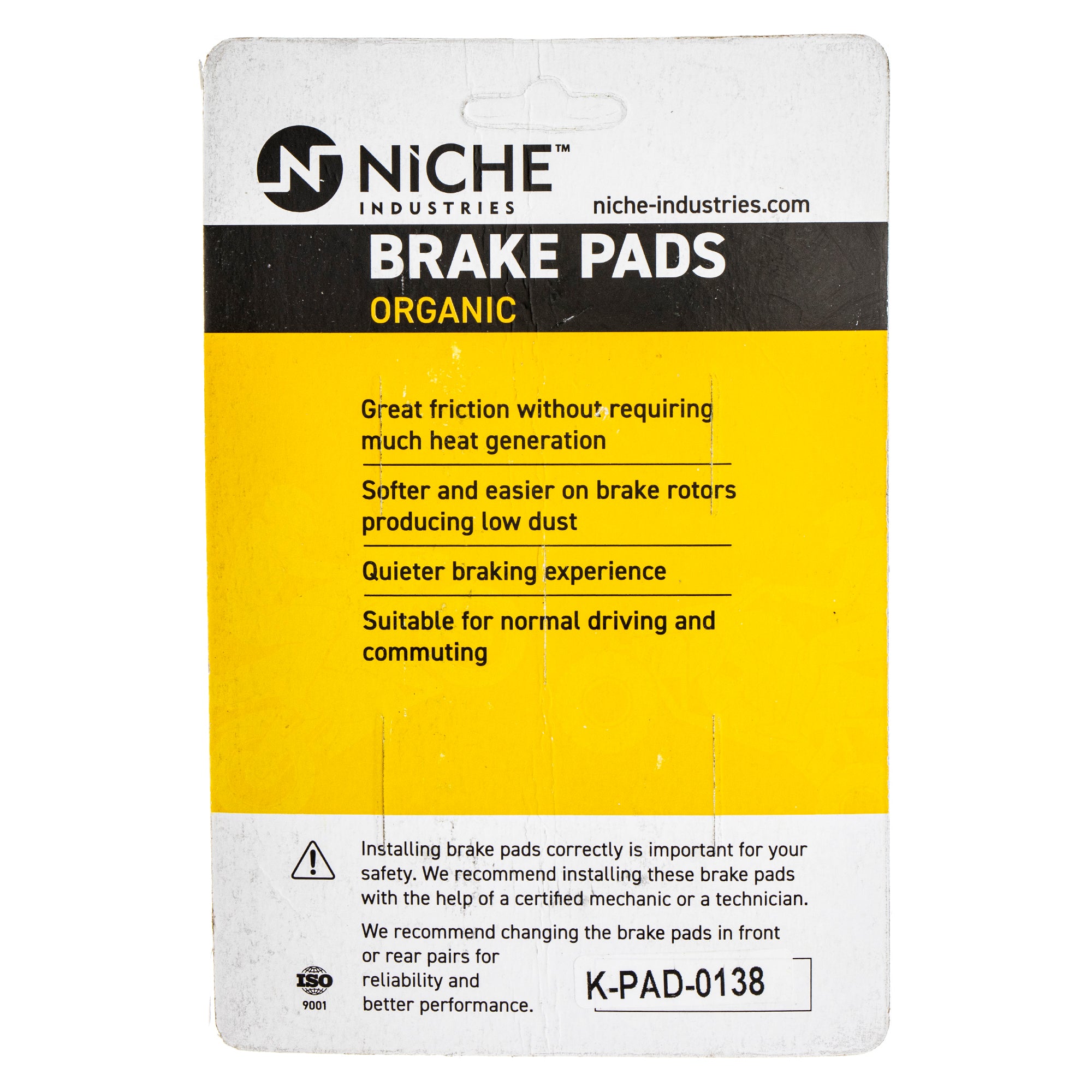 NICHE MK1001630 Brake Pad Set