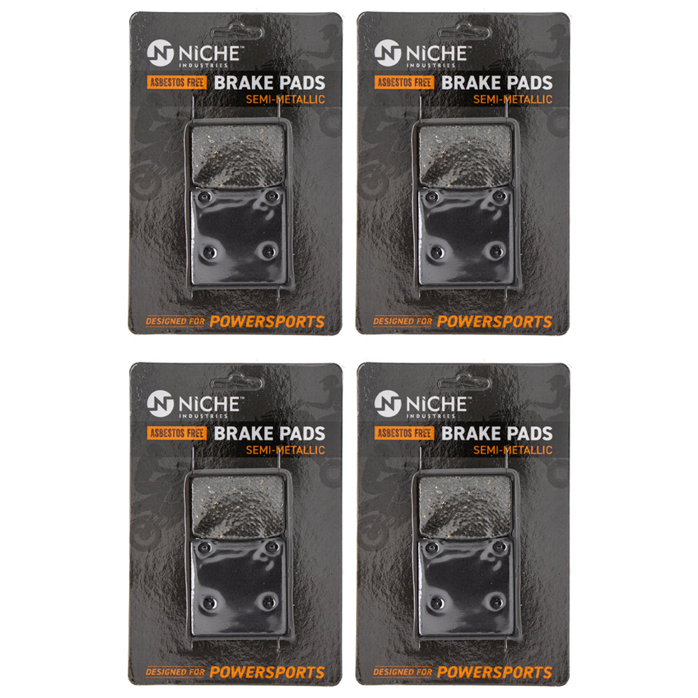 Rear Brake Pads Kit Semi-Metallic 4-Pack for zOTHER Suzuki TL1000S TL1000R SV650S SV650 NICHE 519-KPA2368D