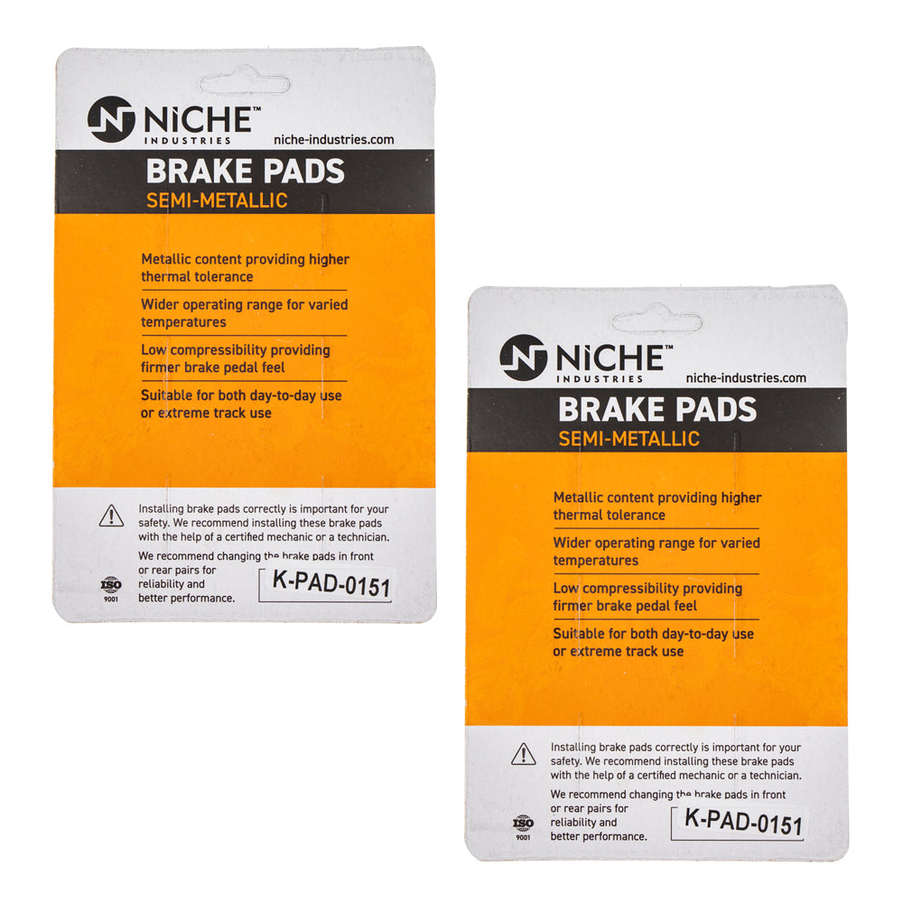 NICHE MK1002819 Brake Pad Set