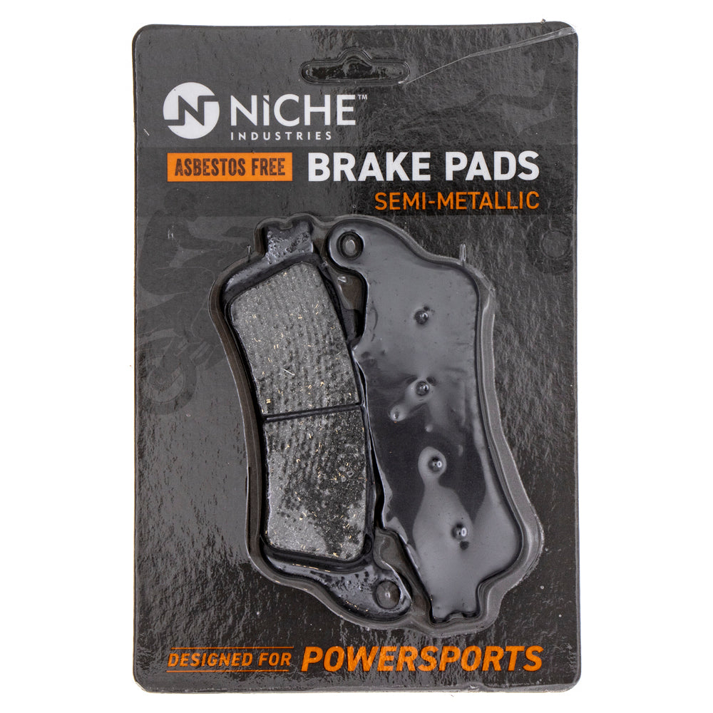 Front Rear Semi-Metallic Brake Pad Set for zOTHER Victory Polaris Honda Valkyrie ST1100 NICHE 519-KPA2374D