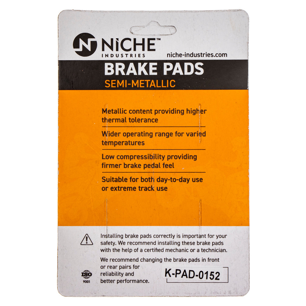 NICHE 519-KPA2374D Brake Pad for zOTHER Victory Polaris Honda