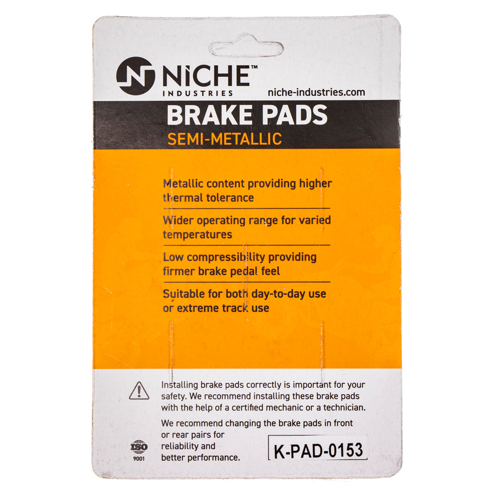 NICHE Brake Pad Set KTM 125 SX 250 XCF-W EXC 200 XC 300 Complete
