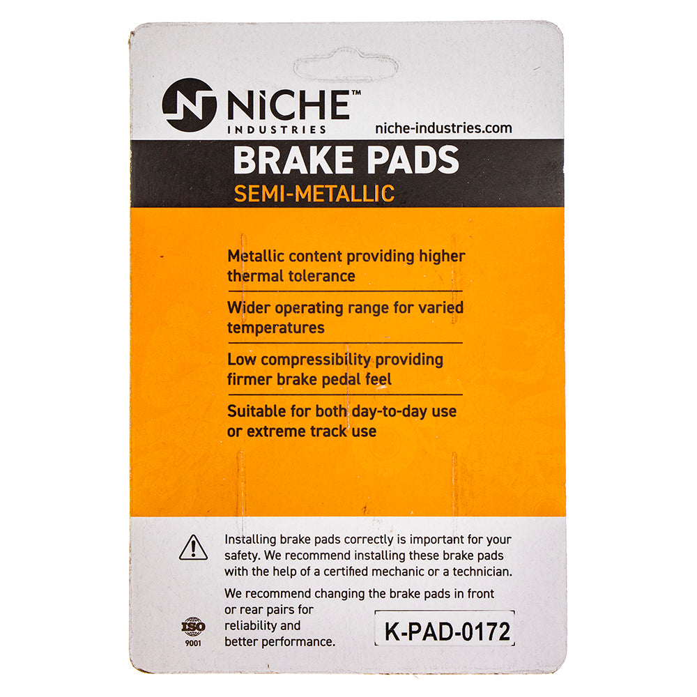 NICHE 519-KPA2394D Brake Pad for zOTHER Honda Goldwing 45106-MT8-305