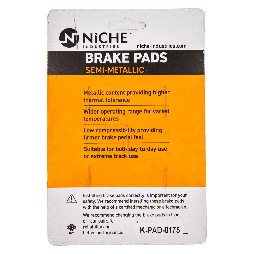 NICHE MK1002724 Brake Pad Set