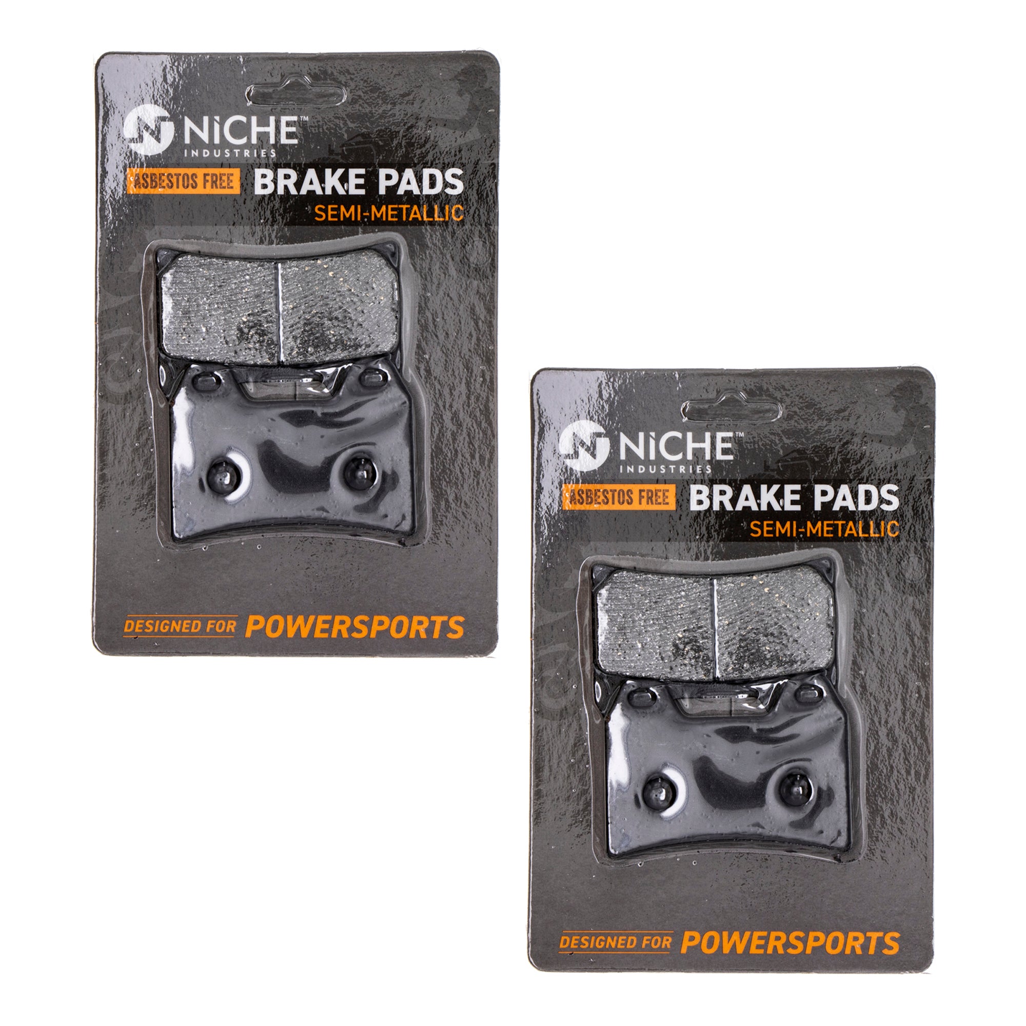 Semi-Metallic Brake Pad Set (Front & Rear) 2-Pack for zOTHER Victory Polaris KTM BMW Vegas NICHE 519-KPA2301D