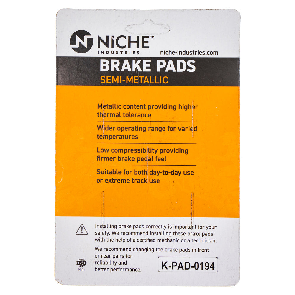 NICHE 519-KPA2316D Brake Pad for zOTHER Honda Goldwing 06435-MT8-405