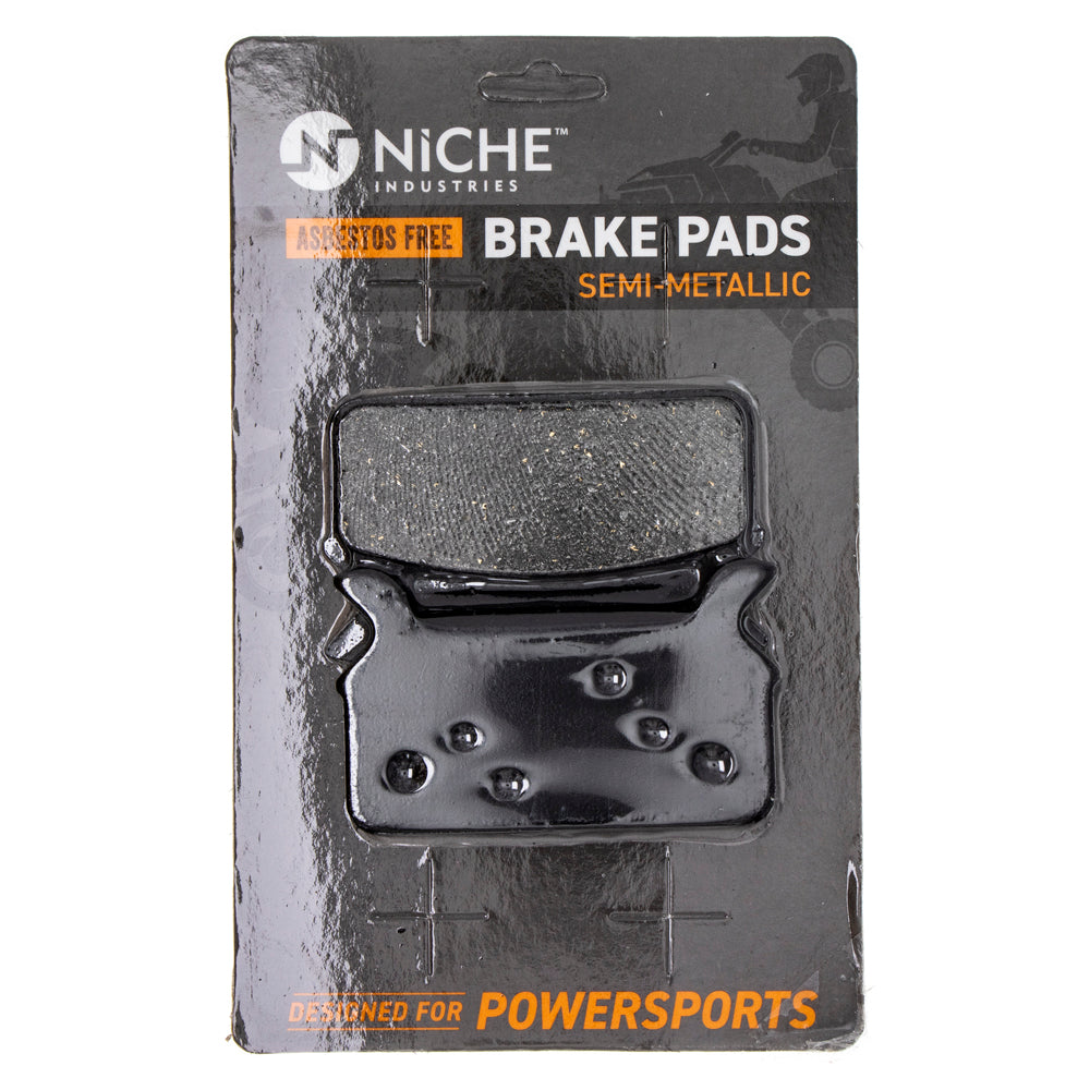 Rear Brake Pads Kit Semi-Metallic for Harley Davidson XCR XCF XC WideTrak 43957-86F NICHE 519-KPA2428D