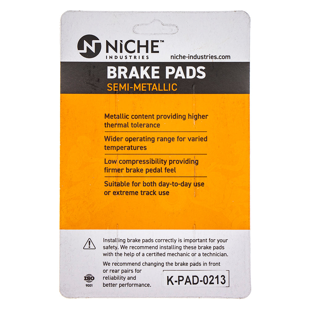 NICHE 519-KPA2435D Semi-Metallic Brake Pads for zOTHER Suzuki