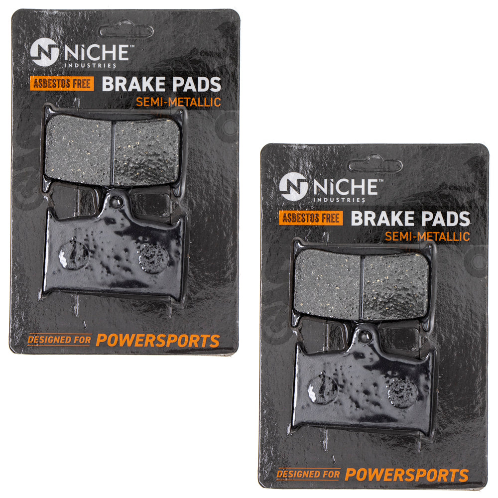 NICHE MK1002750 Semi-Metallic Brake Pad Set for Triumph Tiger