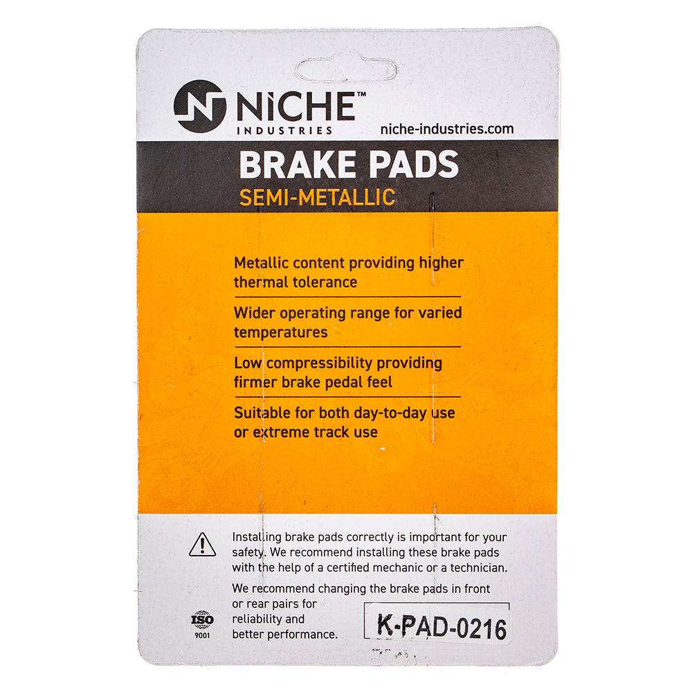 NICHE MK1002825 Brake Pad Set