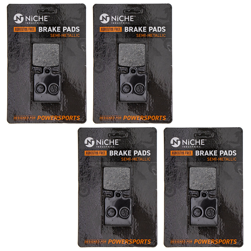 Rear Brake Pads Kit Semi-Metallic 4-Pack for zOTHER Multistrada Monster 998 996 NICHE 519-KPA2447D