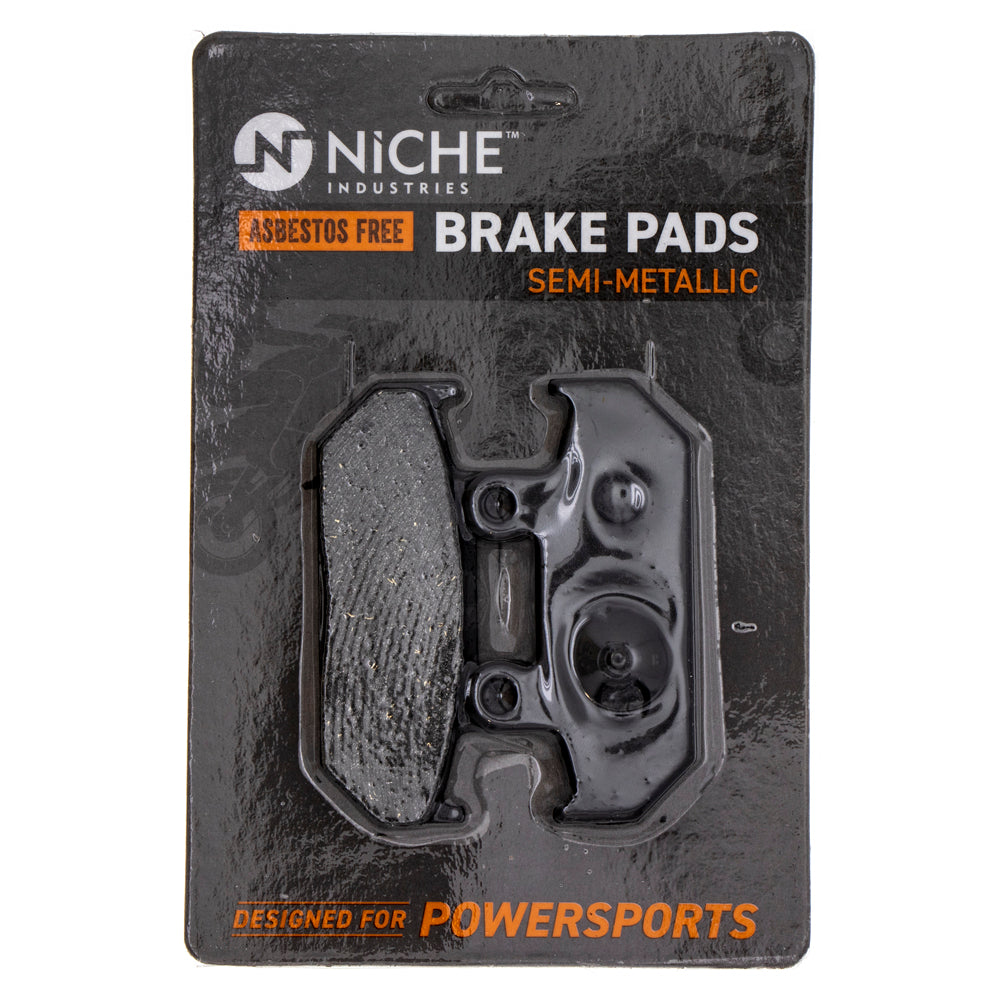 Rear Semi-Metallic Brake Pad Set for Suzuki Burgman 69100-10860 69102-05890 NICHE 519-KPA2455D