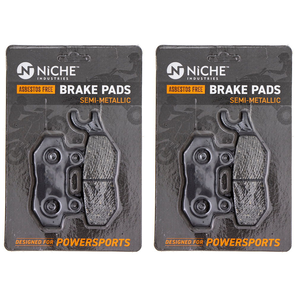 Rear Brake Pads Kit Semi-Metallic 2-Pack for zOTHER Triumph Tiger Sprint Speed NICHE 519-KPA2450D