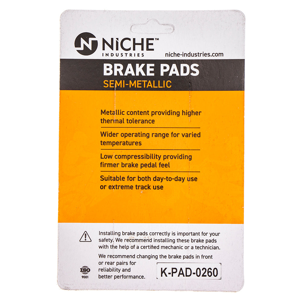 NICHE 519-KPA2482D Brake Pad for zOTHER KTM FS570 560 450 81213030000