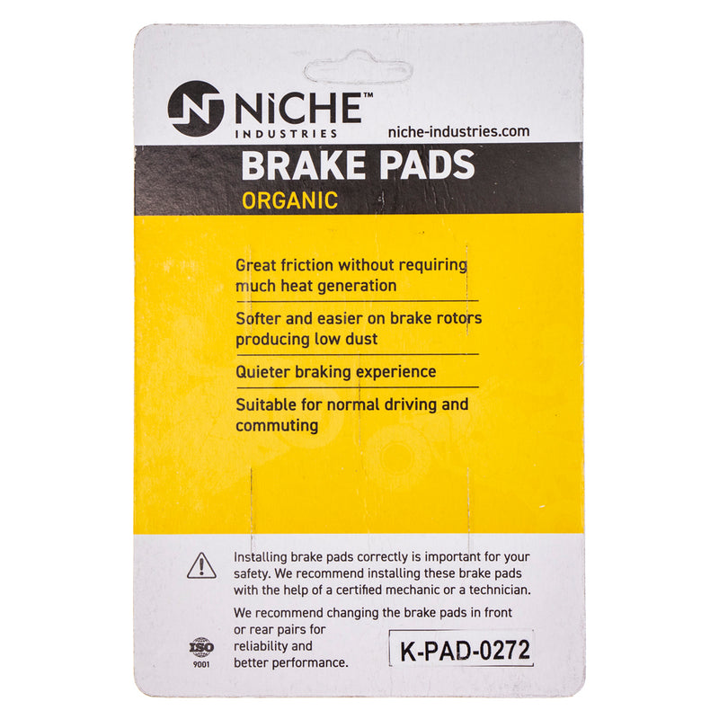 NICHE MK1002544 Brake Pad Set