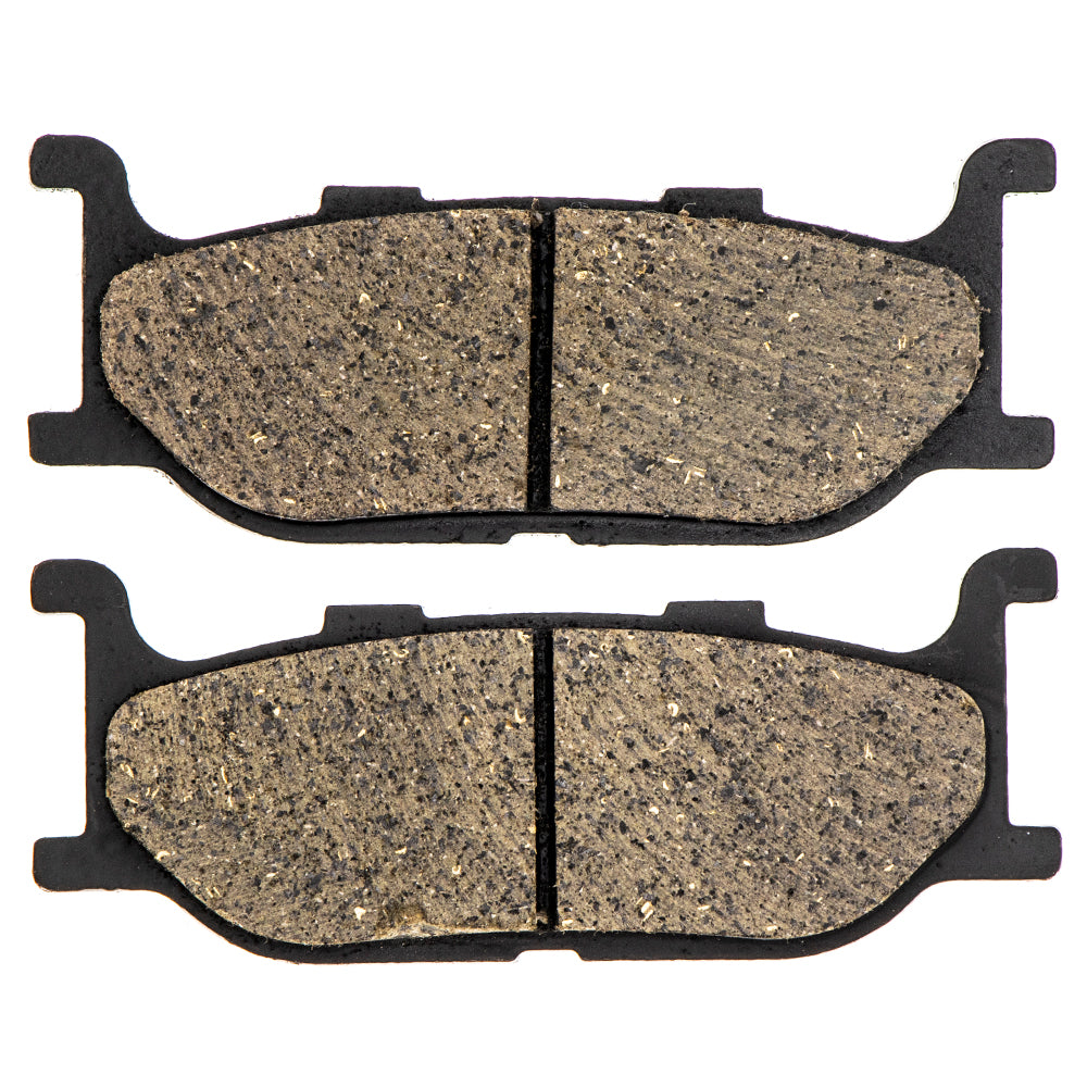 Brake Pad with Shoe Set for Yamaha 3LP-25805-00-00 Front Rear Organic