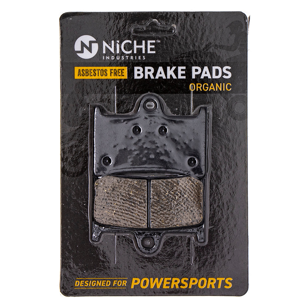 Front Organic Brake Pad Set for zOTHER Yamaha YZF600R YZF1000R YZF Stratoliner NICHE 519-KPA2406D