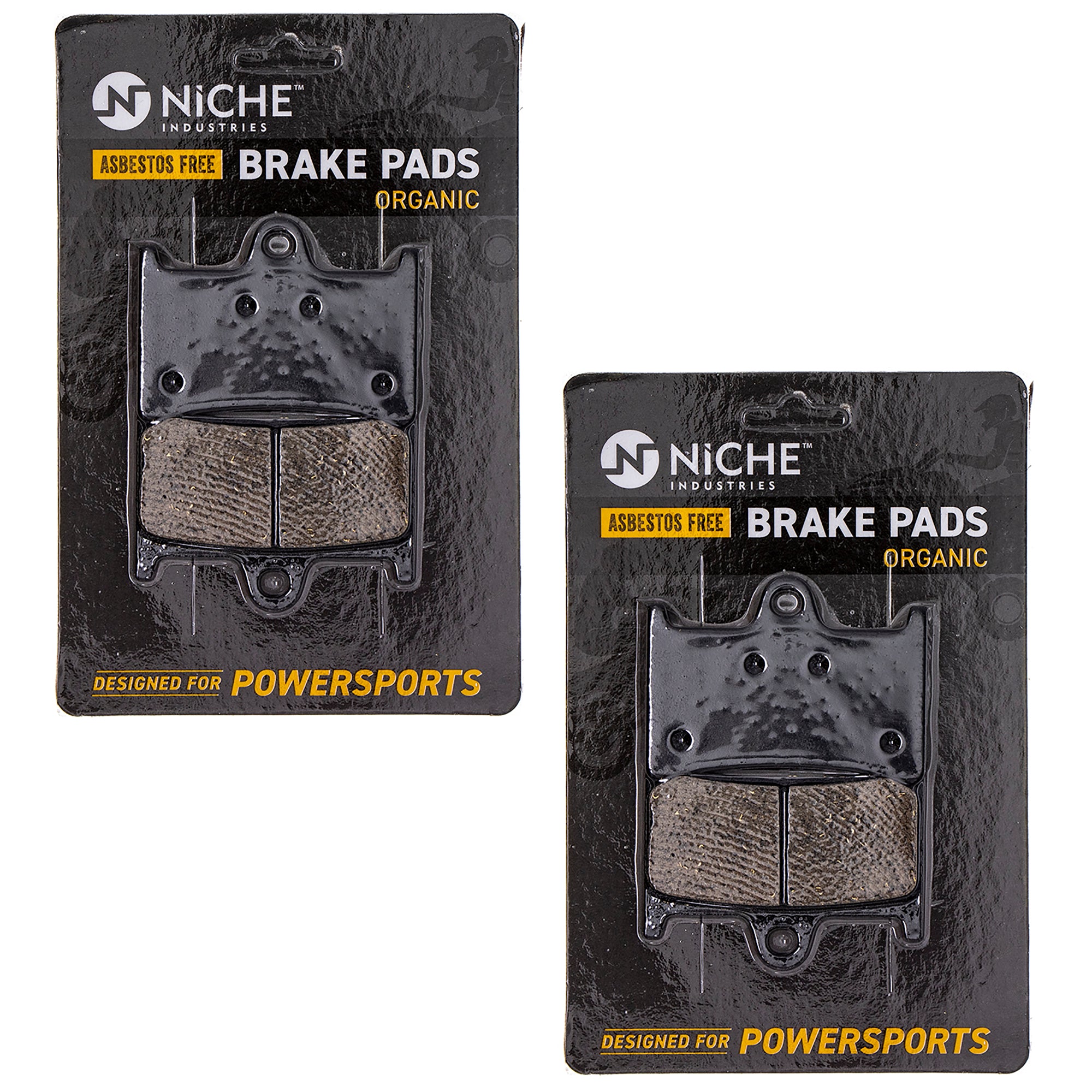NICHE MK1002589 Brake Pad Kit Front/Rear for zOTHER Yamaha Road