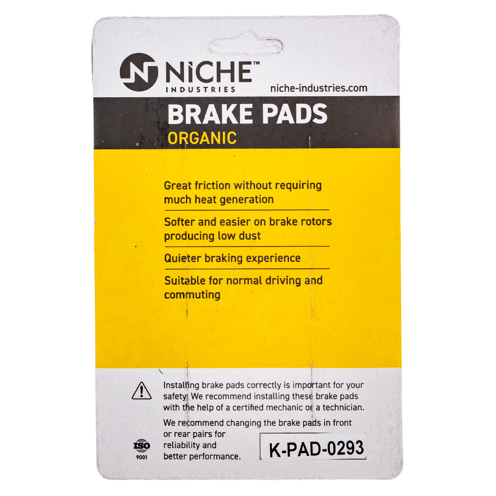 NICHE 519-KPA2415D Organic Brake Pads for zOTHER Suzuki Savage GZ250