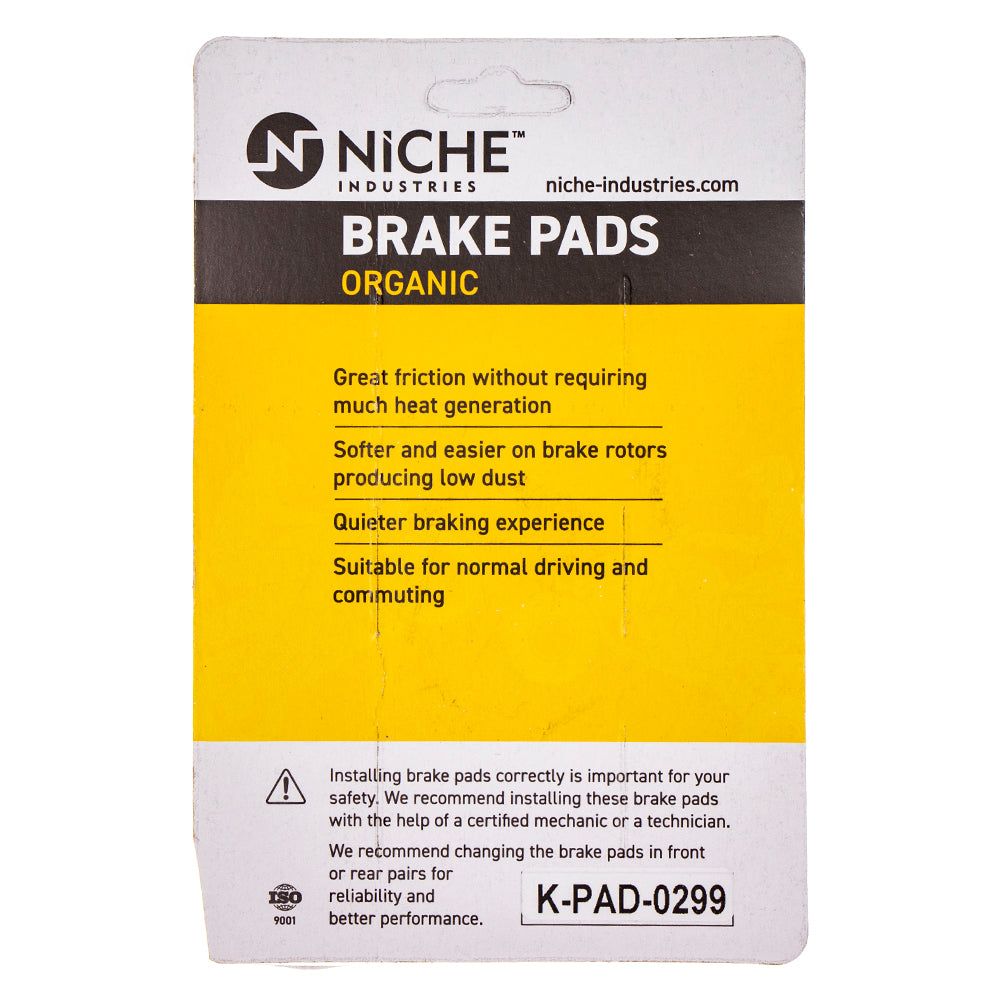 NICHE 519-KPA2411D Brake Pad Set 4-Pack for zOTHER KTM WR300 TC65 85