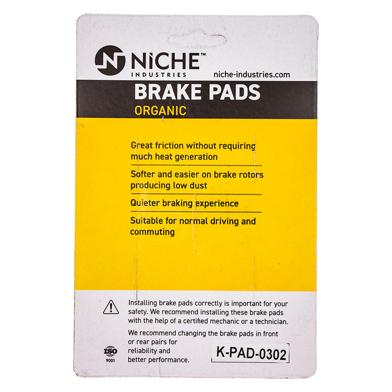 NICHE MK1002729 Brake Pad Set
