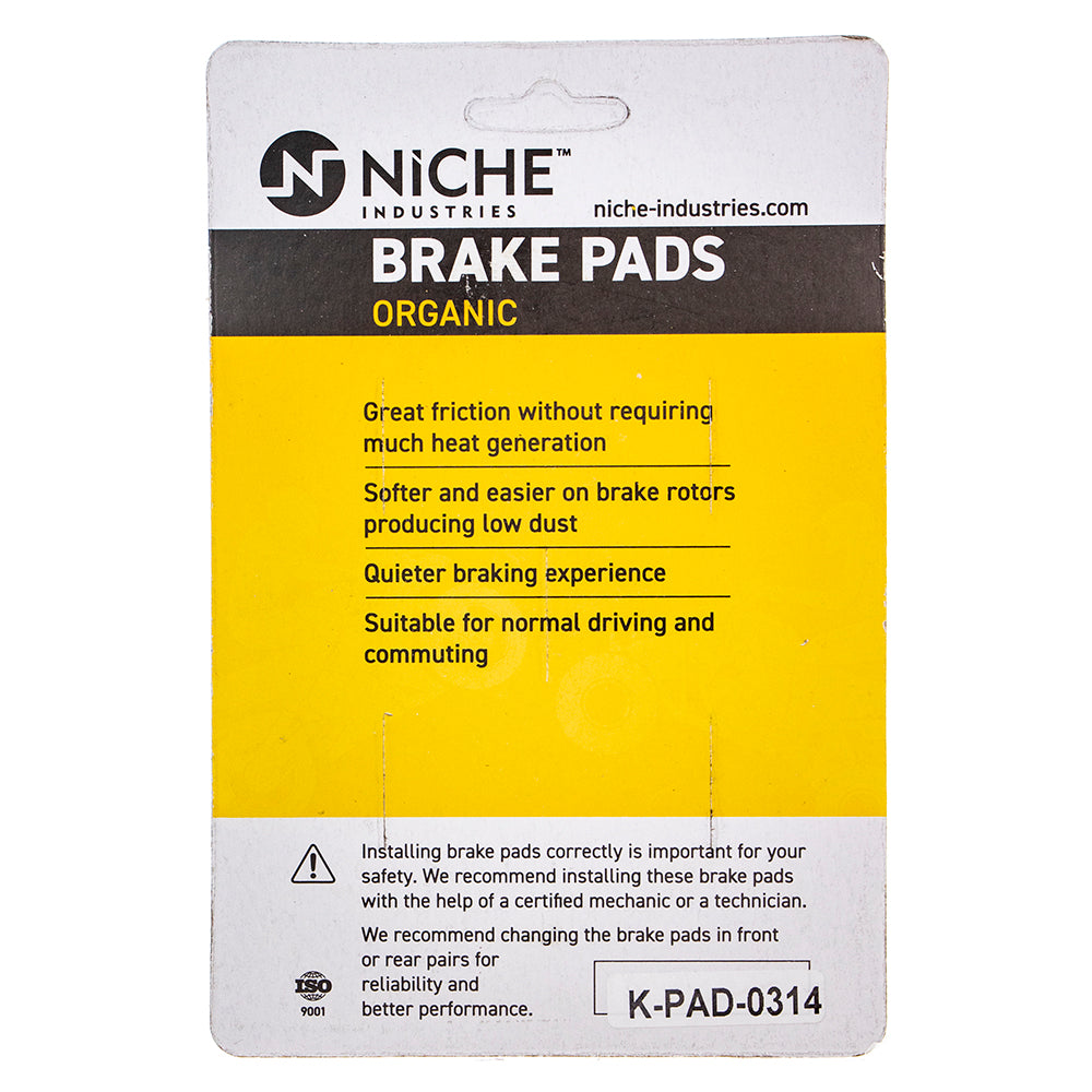 NICHE 519-KPA2536D Brake Pad for zOTHER Honda Stateline ST1300 Shadow