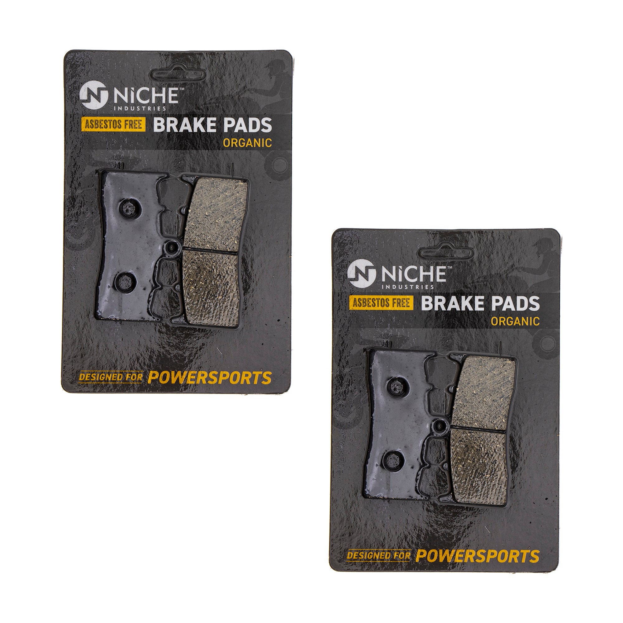 Front Organic Brake Pad Set 2-Pack for zOTHER BMW R1200R R1200CL R1200C R1150RS NICHE 519-KPA2545D