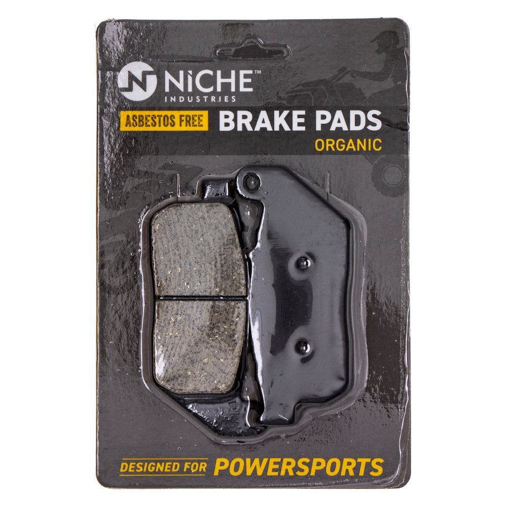 Front Organic Brake Pad Set for Harley Davidson Sportster Seventy Iron Forty 42831-04A NICHE 519-KPA2547D