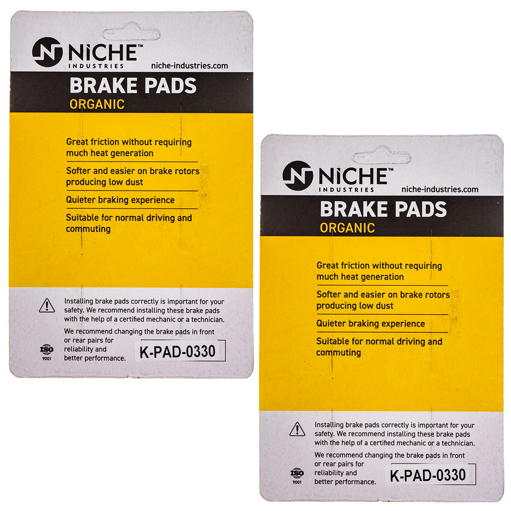 NICHE MK1002812 Brake Pad Set