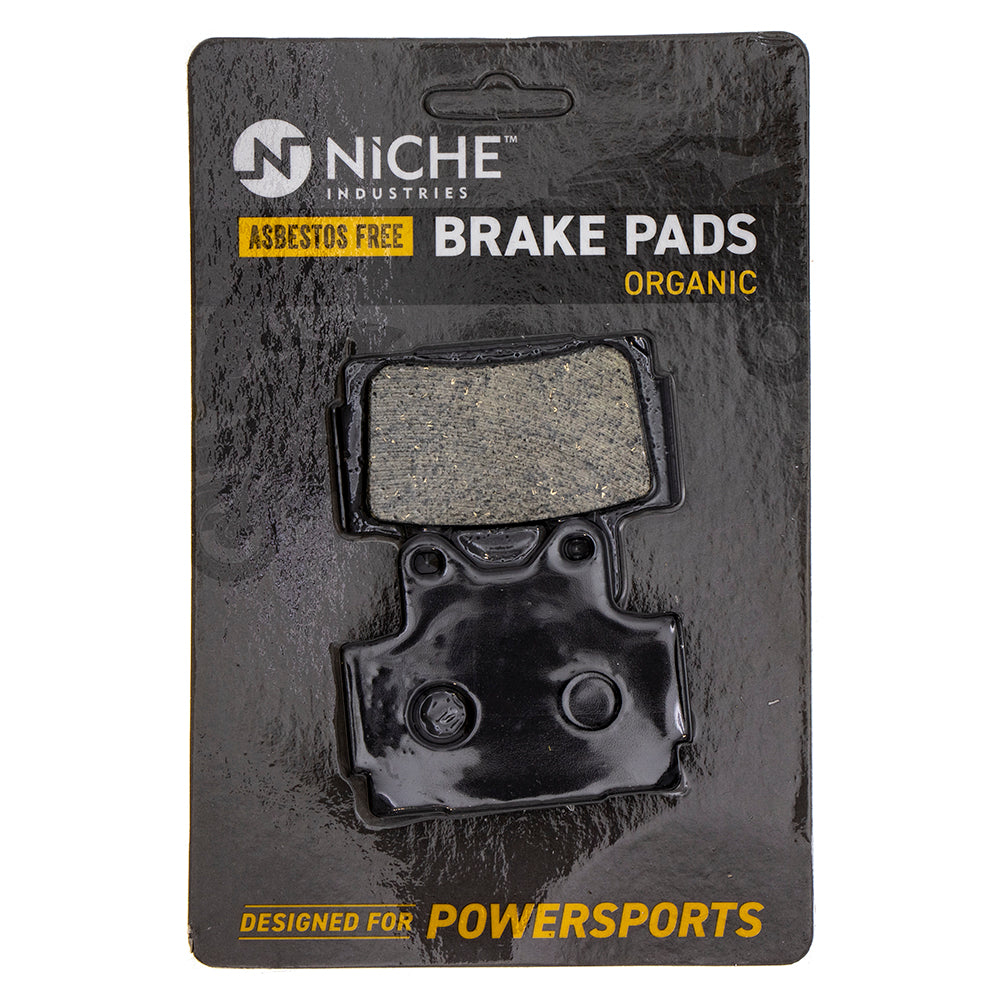 Rear Organic Brake Pad Set for zOTHER Yamaha SRX600 SRX250 FZR400 FZ600 4AP-W0046-00-00 NICHE 519-KPA2573D