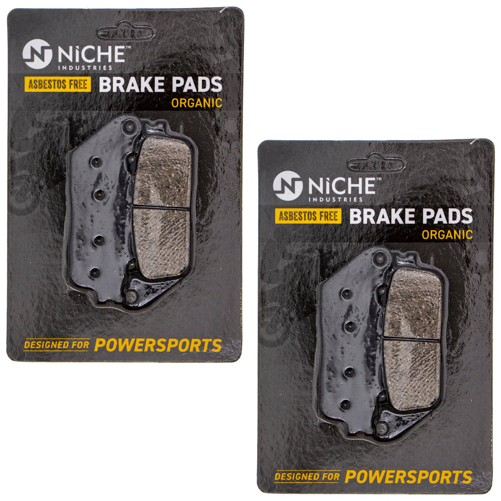 Rear Organic Brake Pad Set 2-Pack for zOTHER Honda Interceptor CB1000R 06435-MJM-D02 NICHE 519-KPA2582D