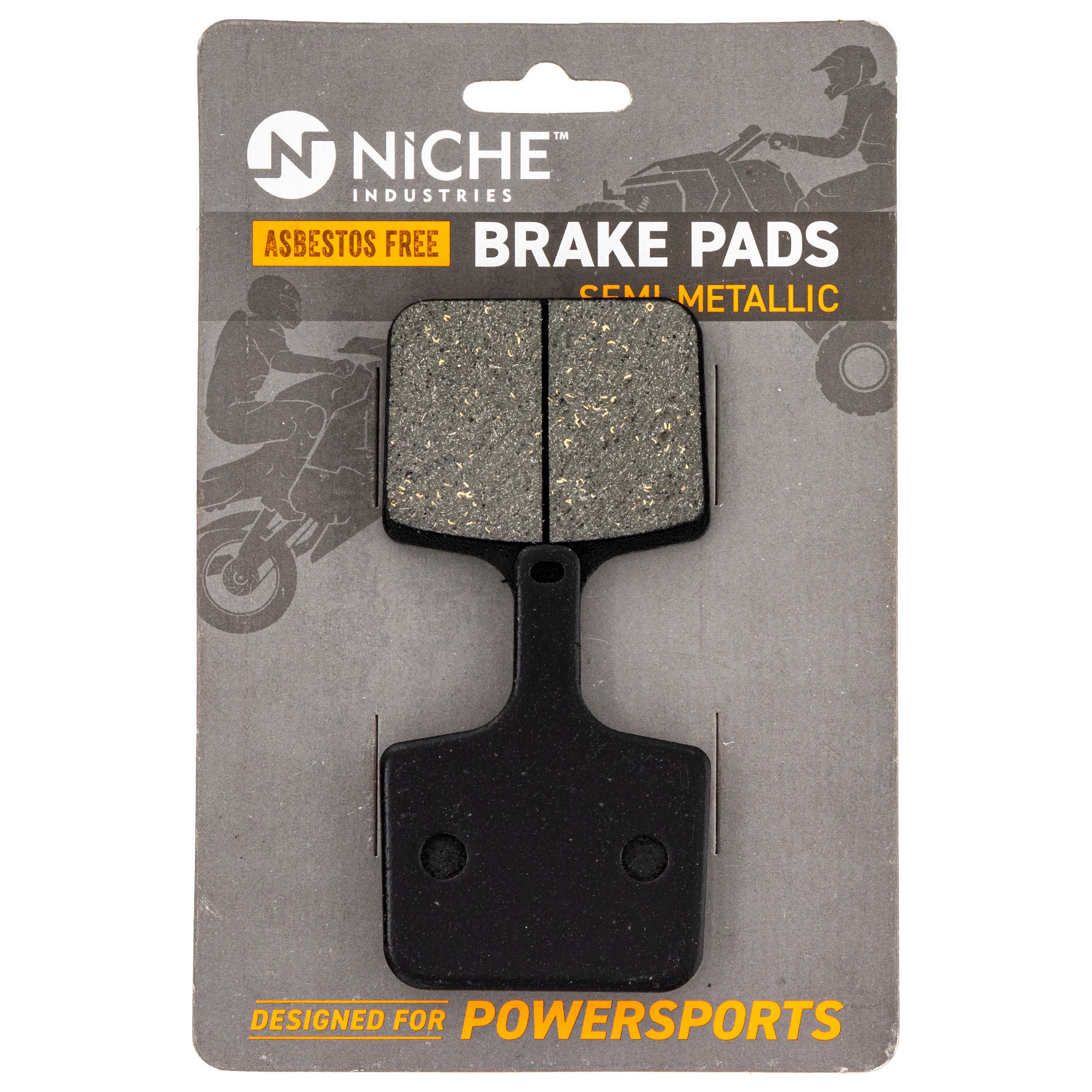 Semi-Metallic Brake Pads for Polaris SwitchBack Super Shift RMK 2202727 NICHE 519-KPA2628D
