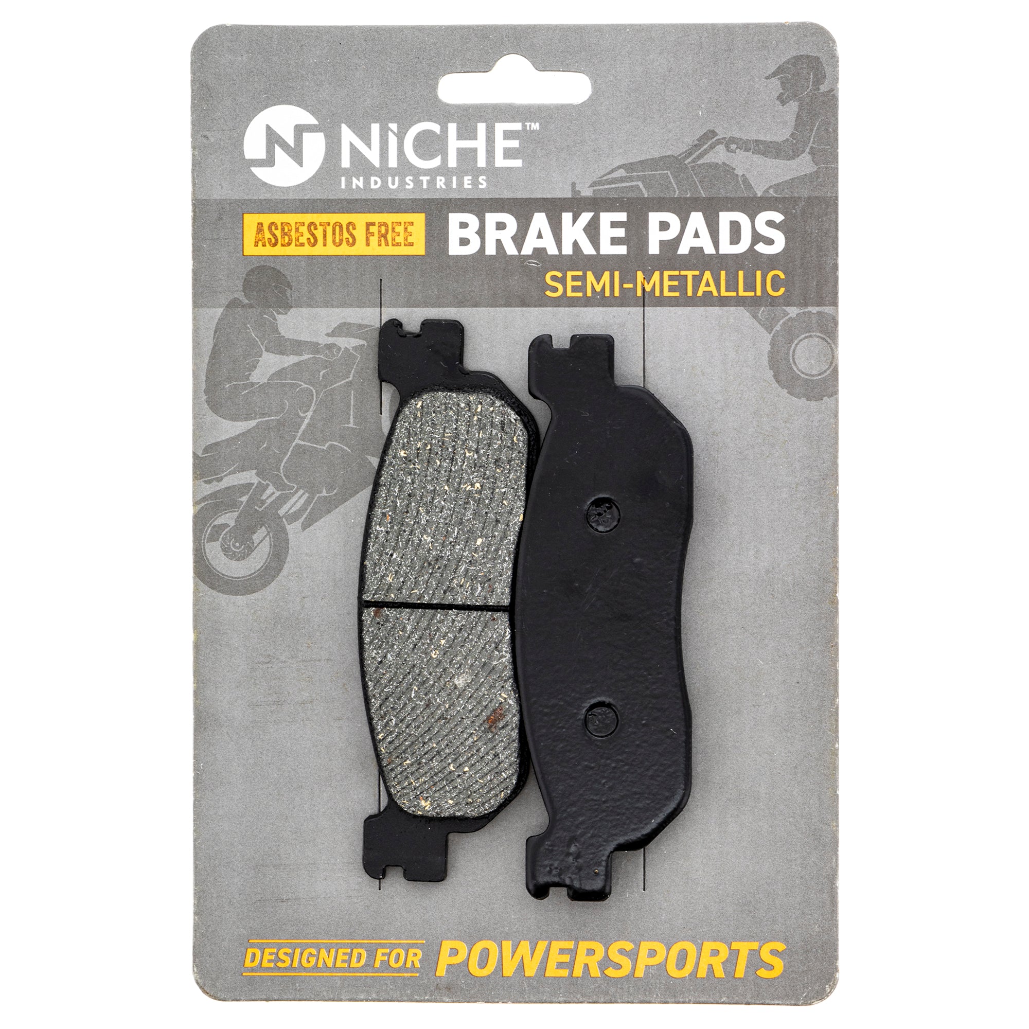 NICHE MK1002671 Brake Pad Set for zOTHER Yamaha TW200 Serow