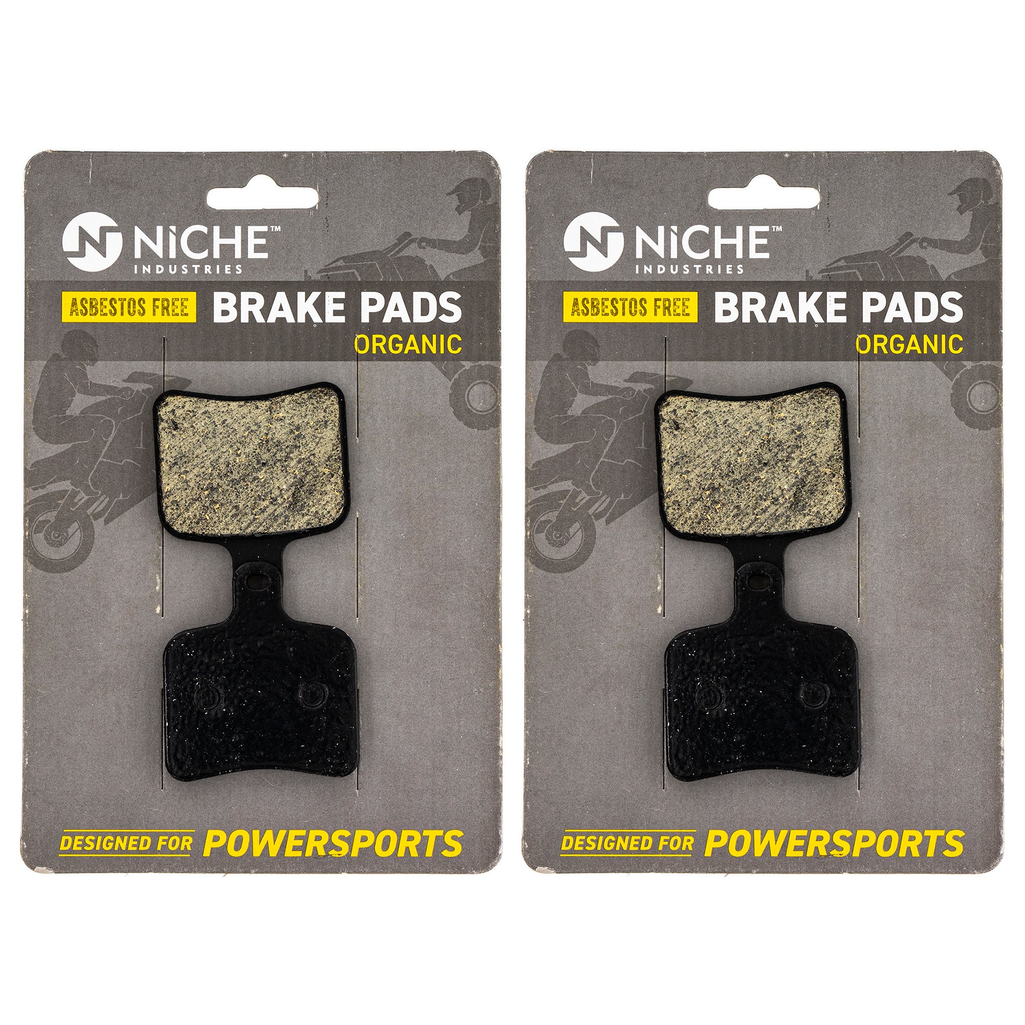 Rear Brake Pads Set 2-Pack for Polaris SKS RMK Pro 2206462 2205920 NICHE 519-KPA2675D