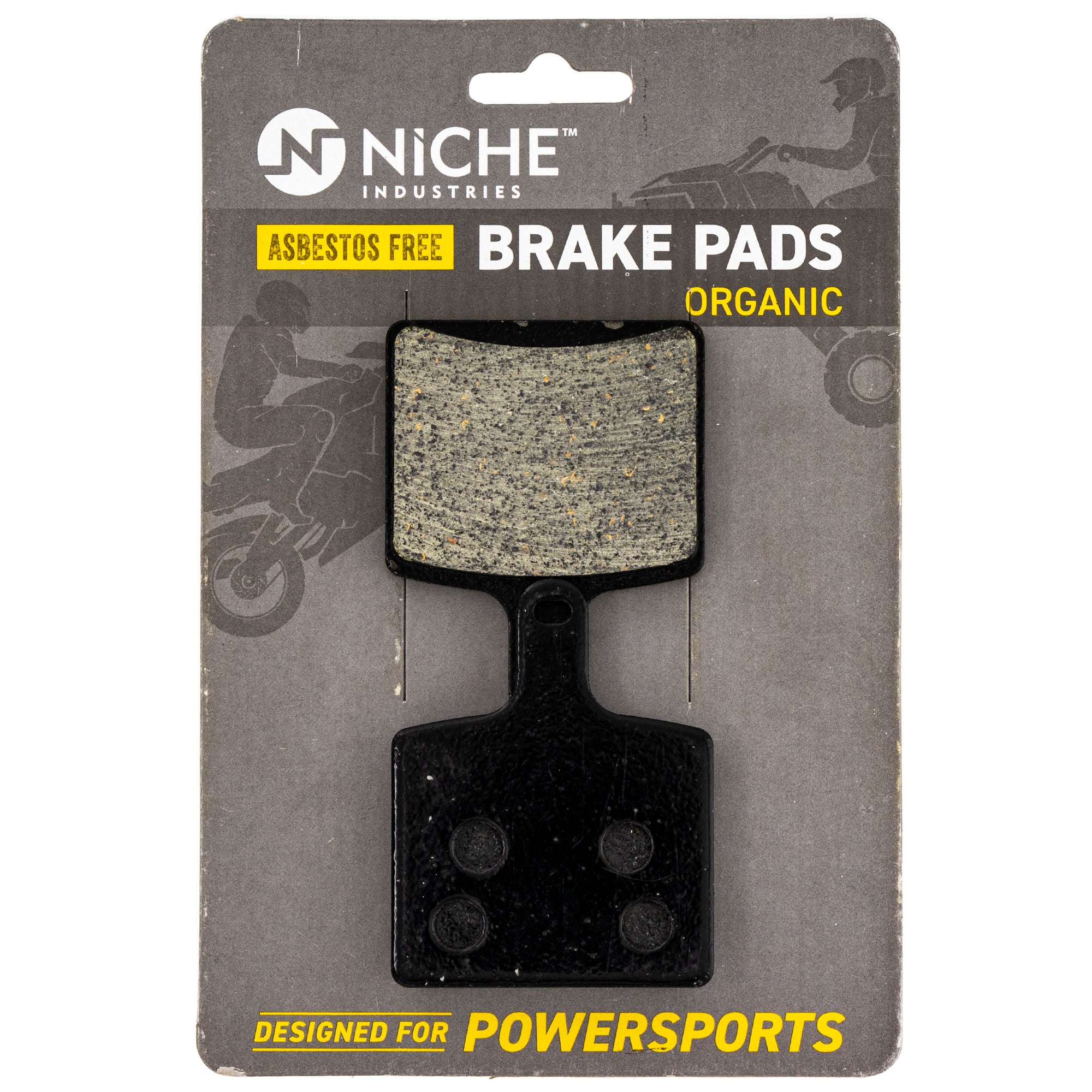 Organic Brake Pads for Yamaha SR Sidewinder 8JP-F5811-00-00 NICHE 519-KPA2685D