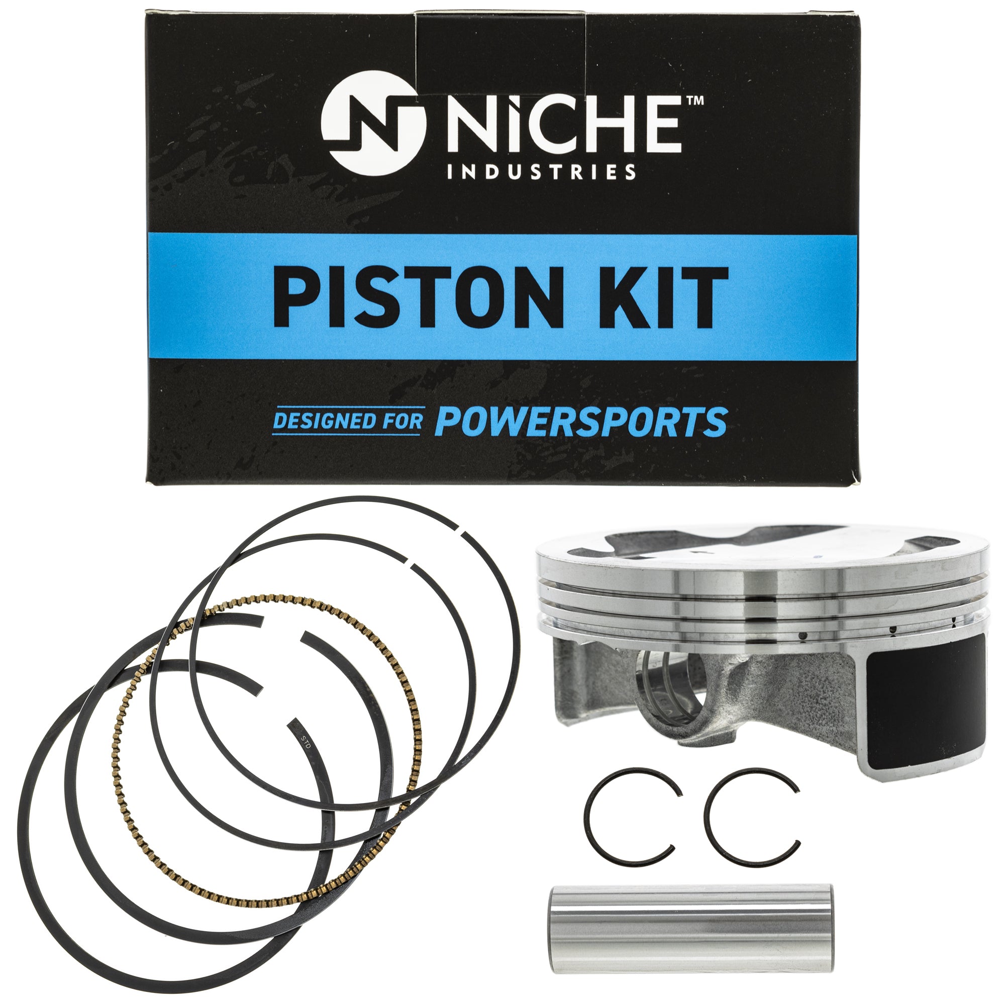 Piston Wristpin Piston Ring Circlip Kit for Yamaha YFZ450X YFZ450R YFZ450 99999-03528-00 NICHE 519-KPS2247T