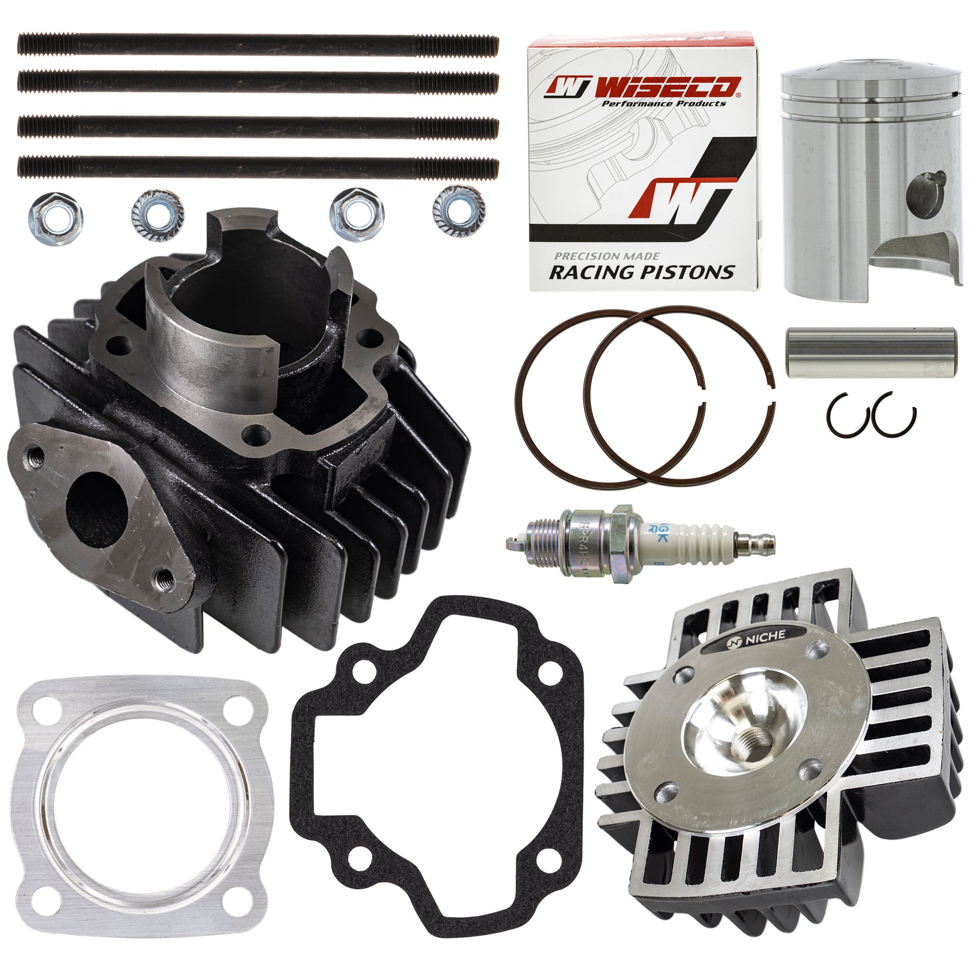 Cylinder Piston Gasket Head Top End Kit for zOTHER Yamaha PW50 NICHE MK1012020